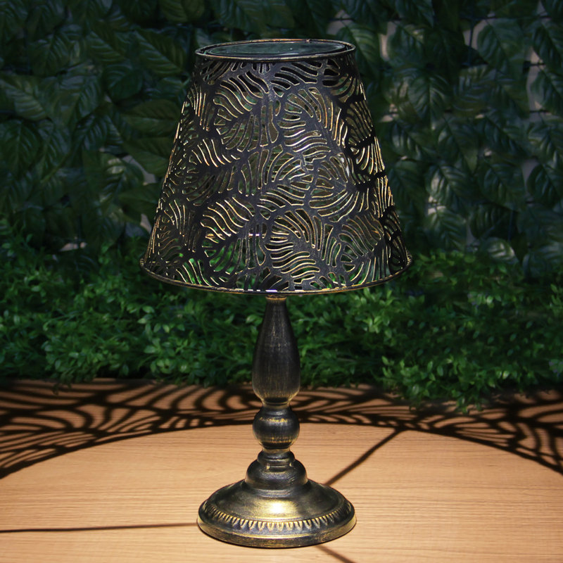 Exhart 20'' Solar Powered Integrated LED Outdoor Table Lamp Wayfair